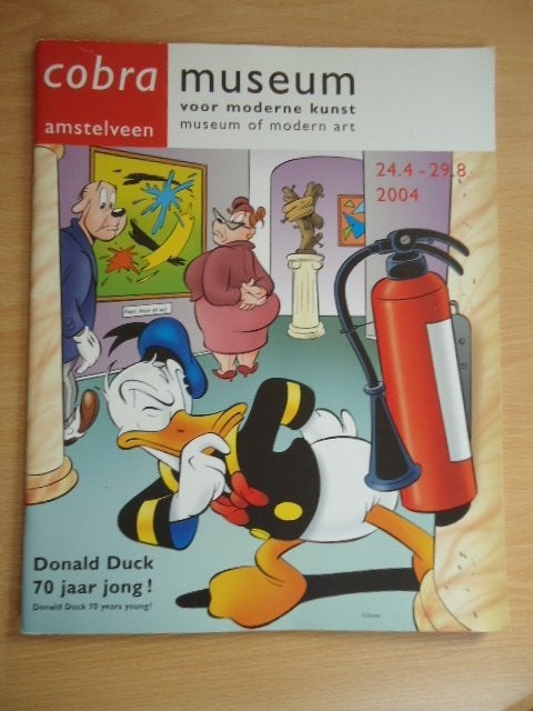 Donald Duck 70 jaar jong, COBRA museum Amstelveen brochure, Ophalen of Verzenden, Donald Duck, Overige typen