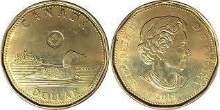 Canada - 1 Dollar 2019 - Circ., Ophalen of Verzenden, Noord-Amerika, Losse munt