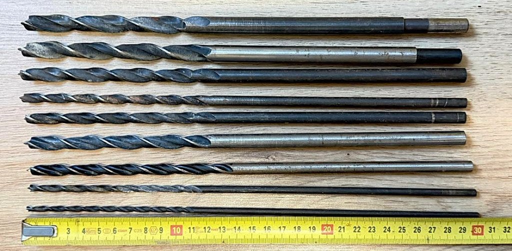 Te koop 9 HSS houtboren &40 HSS metaalboren &11 Speedboren, Ophalen, Zo goed als nieuw, Overige typen