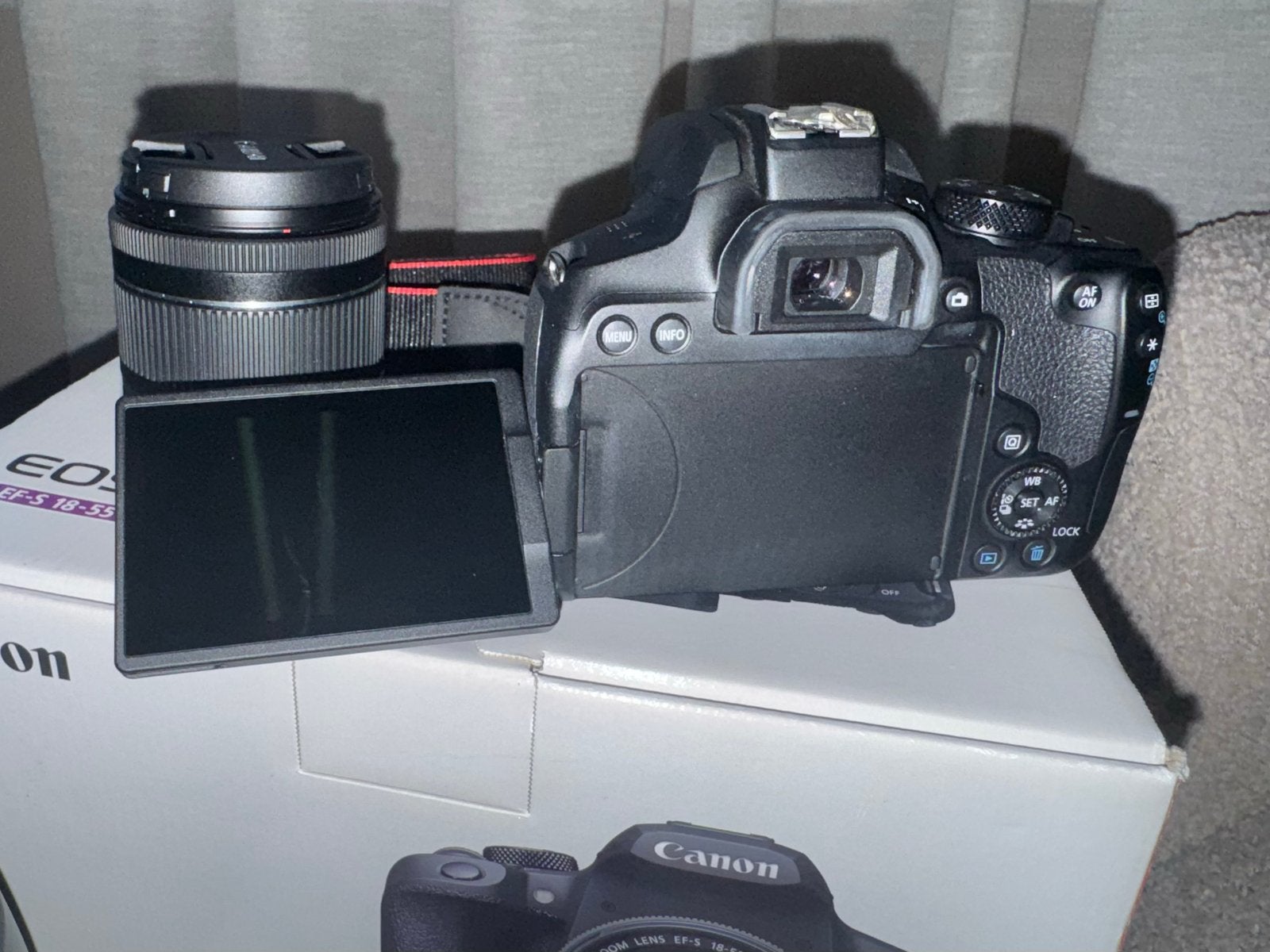Canon EOS 850D spiegelreflexcamera met 3 lenzen, Ophalen, Spiegelreflex, Canon, Beeldstabilisatie