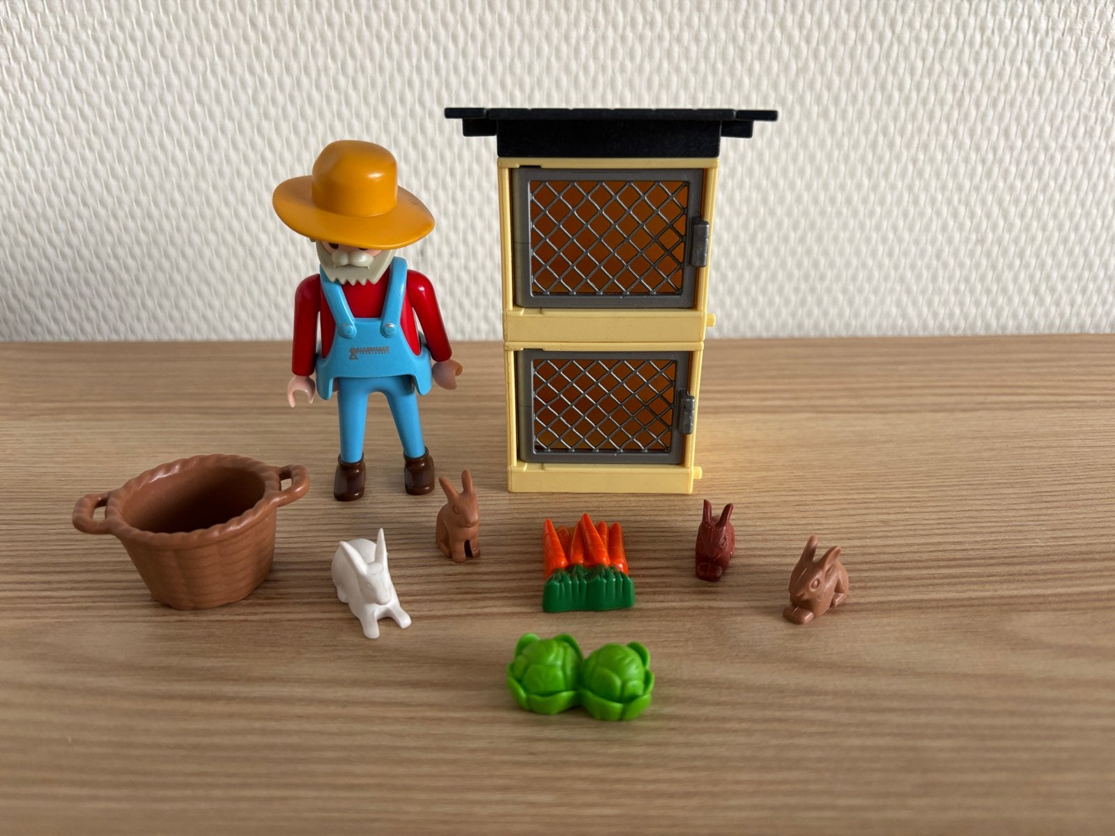 Playmobil Boer met Konijnenhok en Accessoires, Ophalen of Verzenden, Gebruikt, Country, Figuren