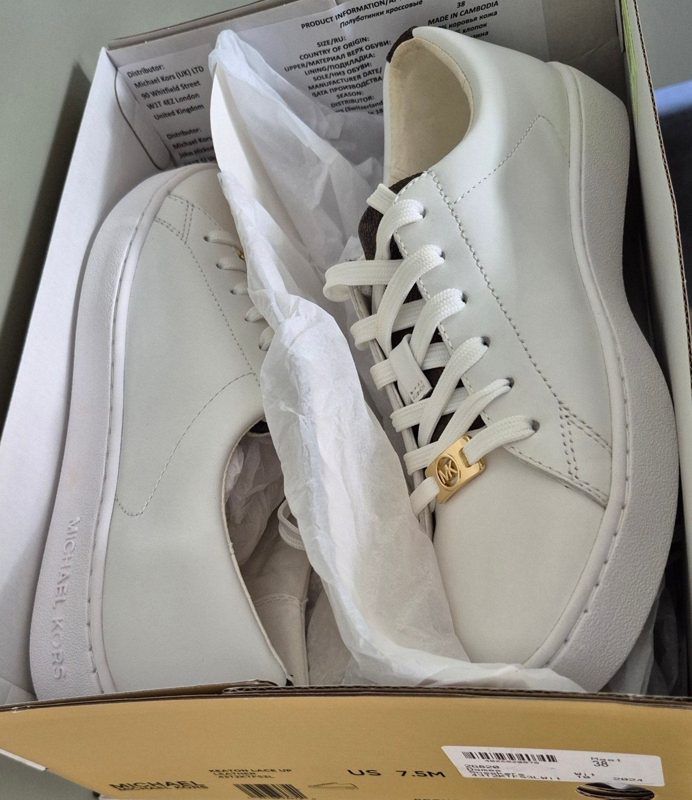Nieuwe Michael Kors sneakers, maat 38, Michael Kors, Wit, Nieuw, Ophalen of Verzenden