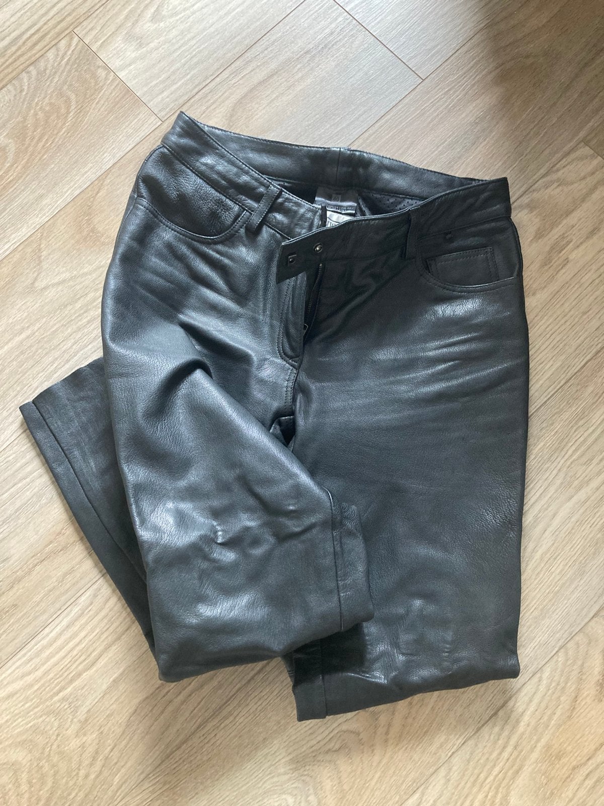 Leren dames motorbroek, Motoren, Ophalen of Verzenden, Tweedehands, Dames, Broek | leer