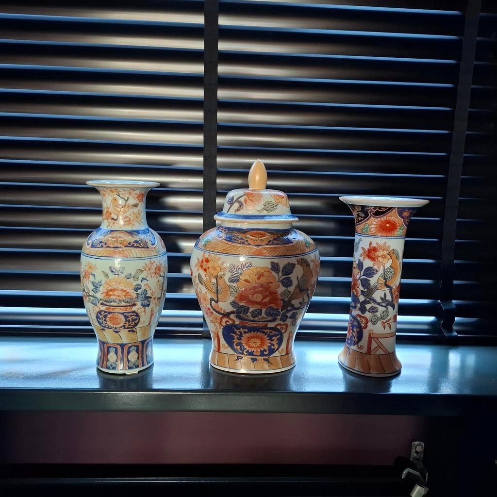 Chinees porselijn vaas vazen, Huis en Inrichting, Lampen | Tafellampen, Ophalen of Verzenden, Zo goed als nieuw, Minder dan 50 cm