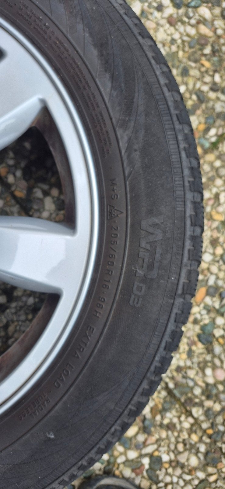 Volvo V70 Lichtmetalen Velgen 4x met oude winterba, Ophalen, Gebruikt, 16 inch, Banden en Velgen