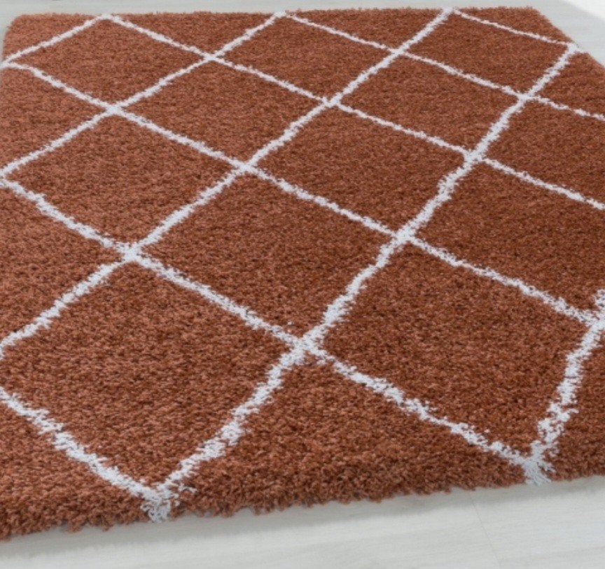 Vloerkleed Alvor Terra 80x150 prachtig nieuw!, Stijlvol  comfortabel kwaliteit warm gezellig, Bruin, Nieuw, 150 tot 200 cm