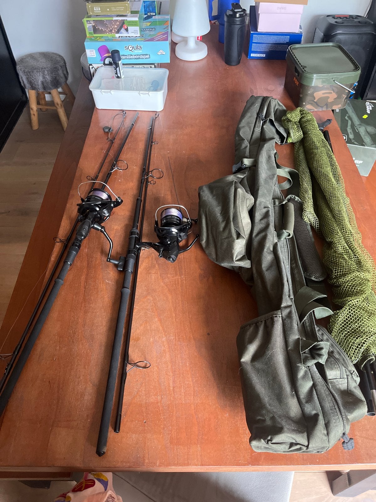 Complete Karpervis Set - Nash, Shimano, Fox, Ophalen, Gebruikt, Complete set