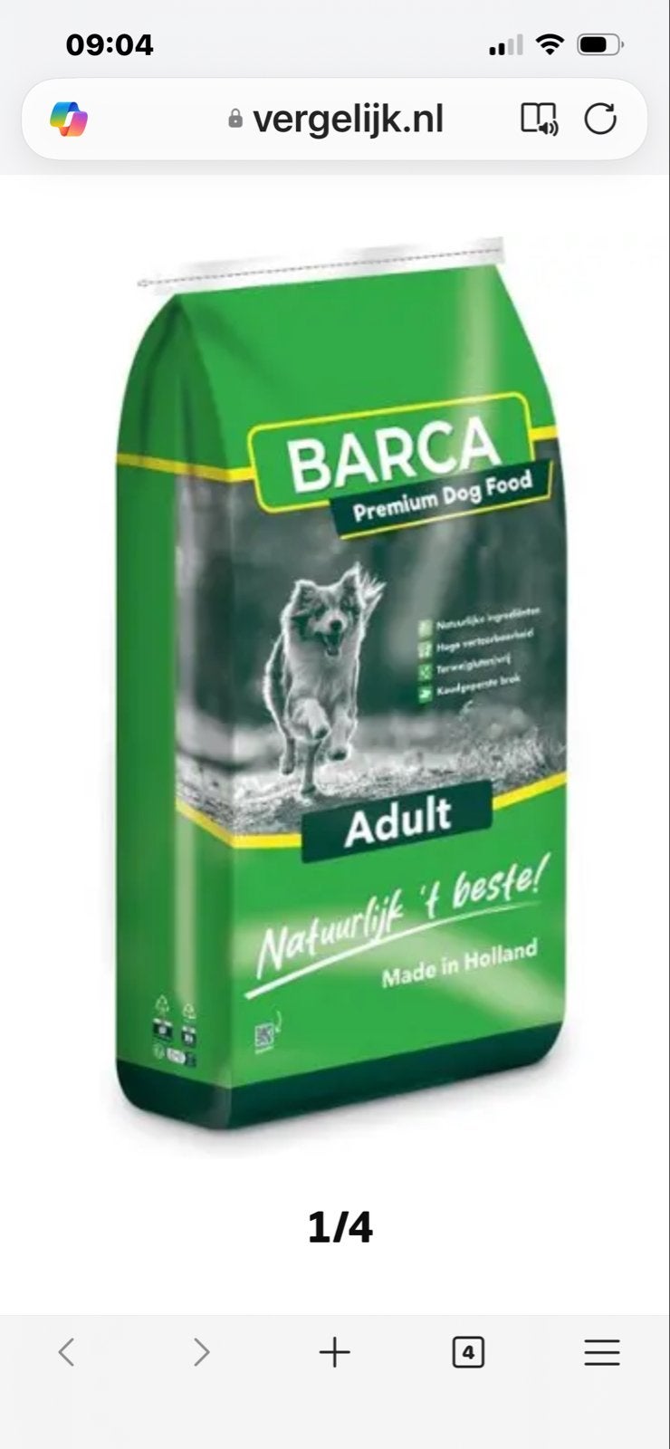 20 kg zakken barca hondenbrok, Dieren en Toebehoren, Dierenvoeding, Ophalen of Verzenden, Hond