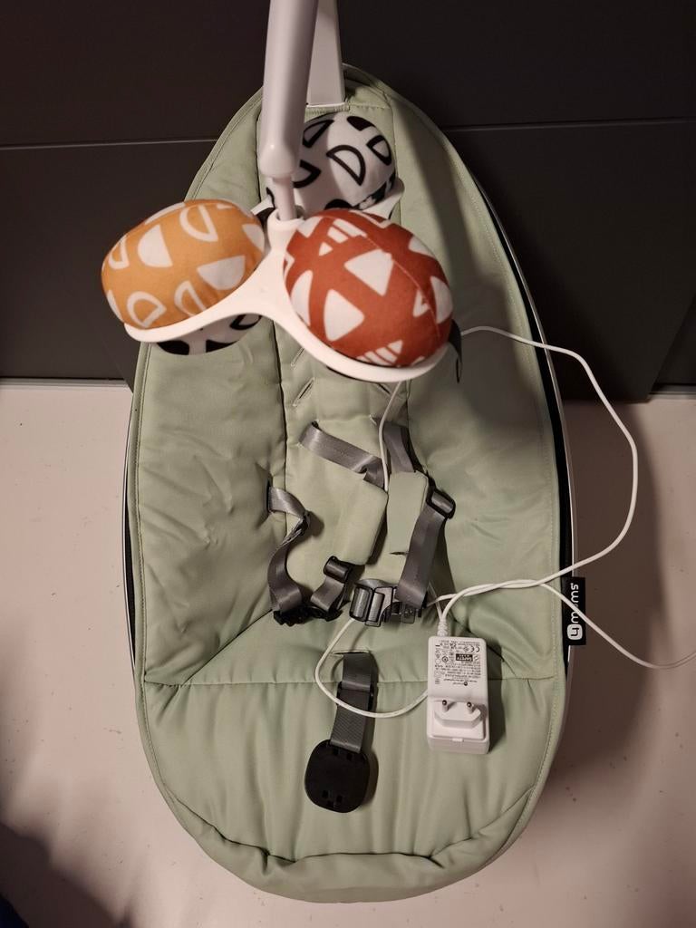 4moms Schommelstoel met Groene Bekleding - Goede Staat, Ophalen, Zo goed als nieuw