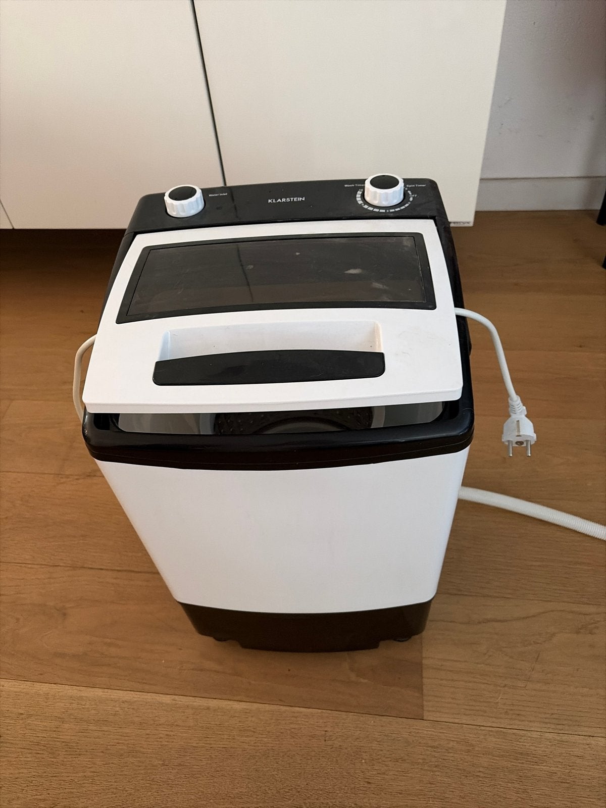 Klarstein Mini Wasmachine 2.5kg - Compact & Draagbaar, Witgoed en Apparatuur, Wasmachines, Ophalen, Minder dan 1200 toeren, Minder dan 85 cm