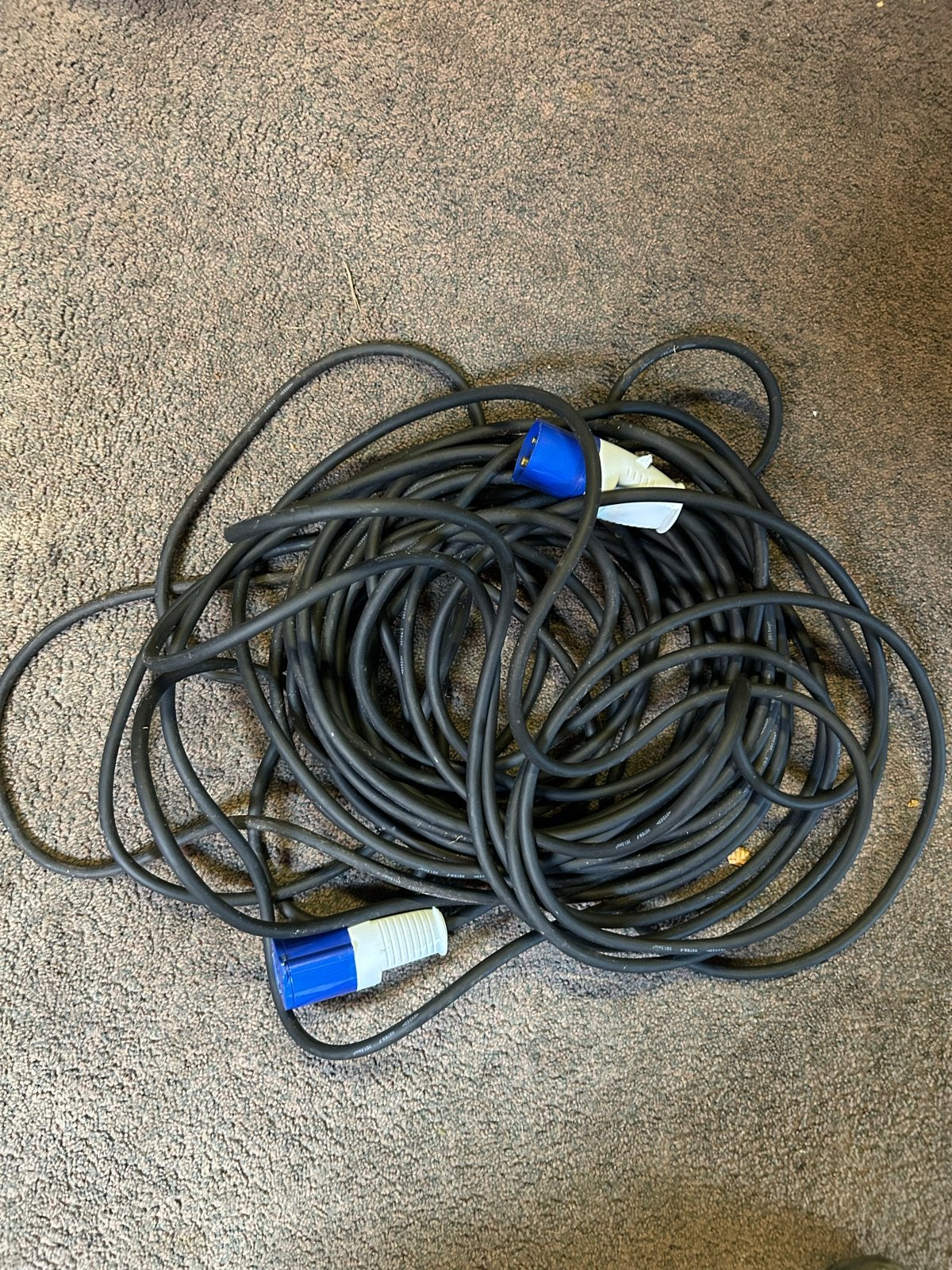 Bo-Camp CEE verlengkabel 30 meter met tas en koker, Ophalen of Verzenden, Zo goed als nieuw
