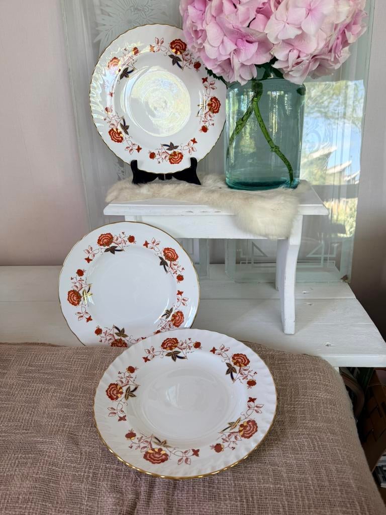 Royal Crown Derby Bali 3x dinerplates 27 cm zgan, Ophalen