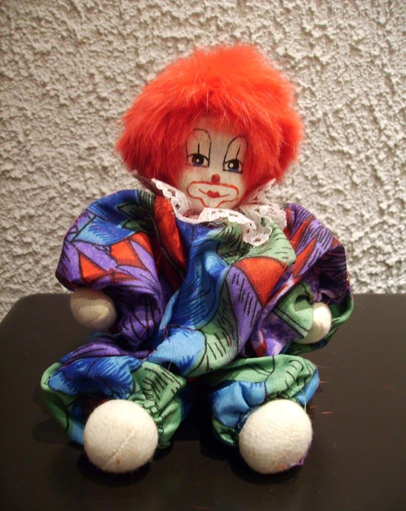 clown, Verzamelen, Poppen, Ophalen of Verzenden, Zo goed als nieuw, Pop