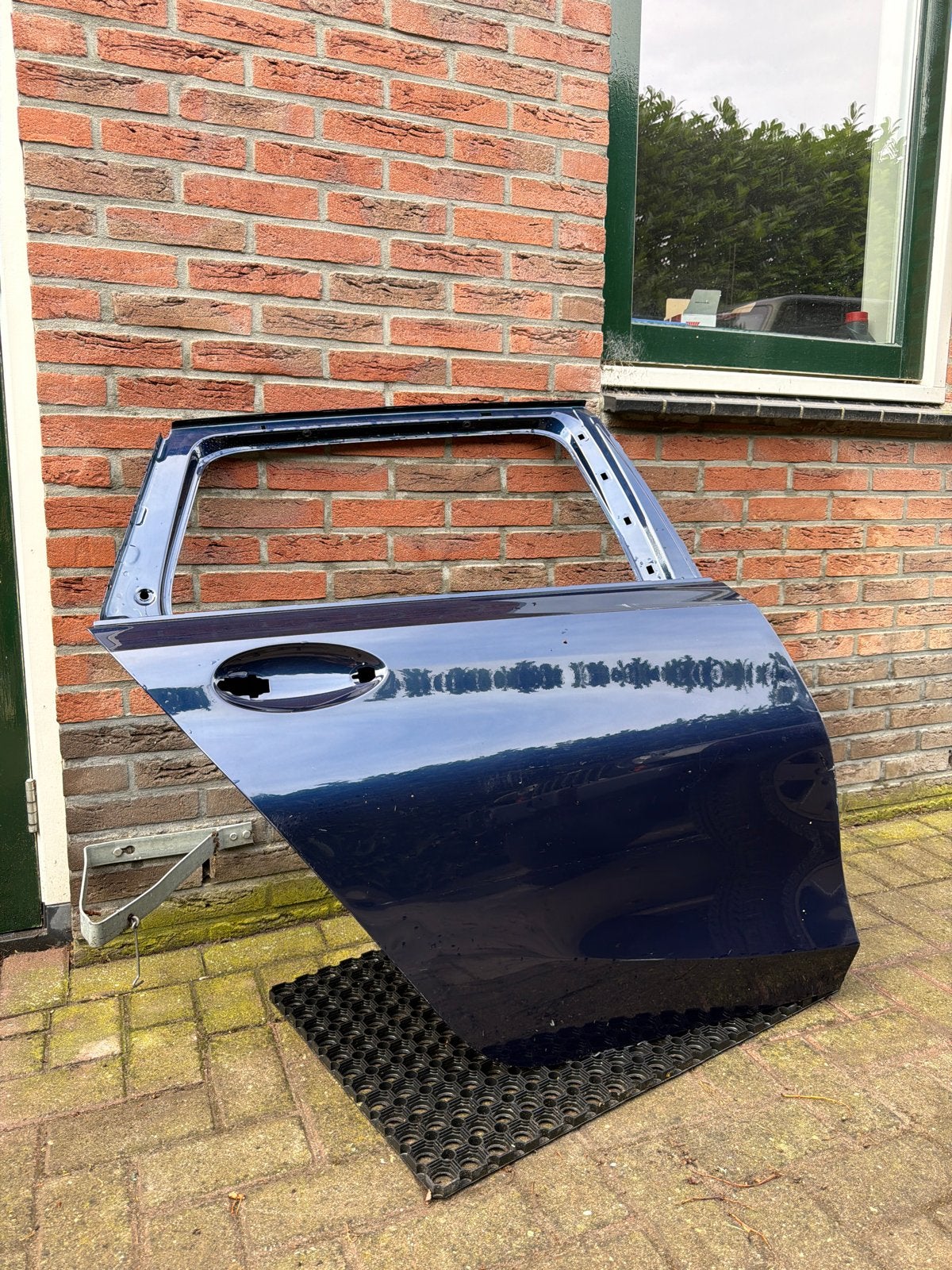 Deur linksachter BMW 3 serie g21 g81 Blauw, Auto-onderdelen, Ophalen, Gebruikt, Deur, Achter
