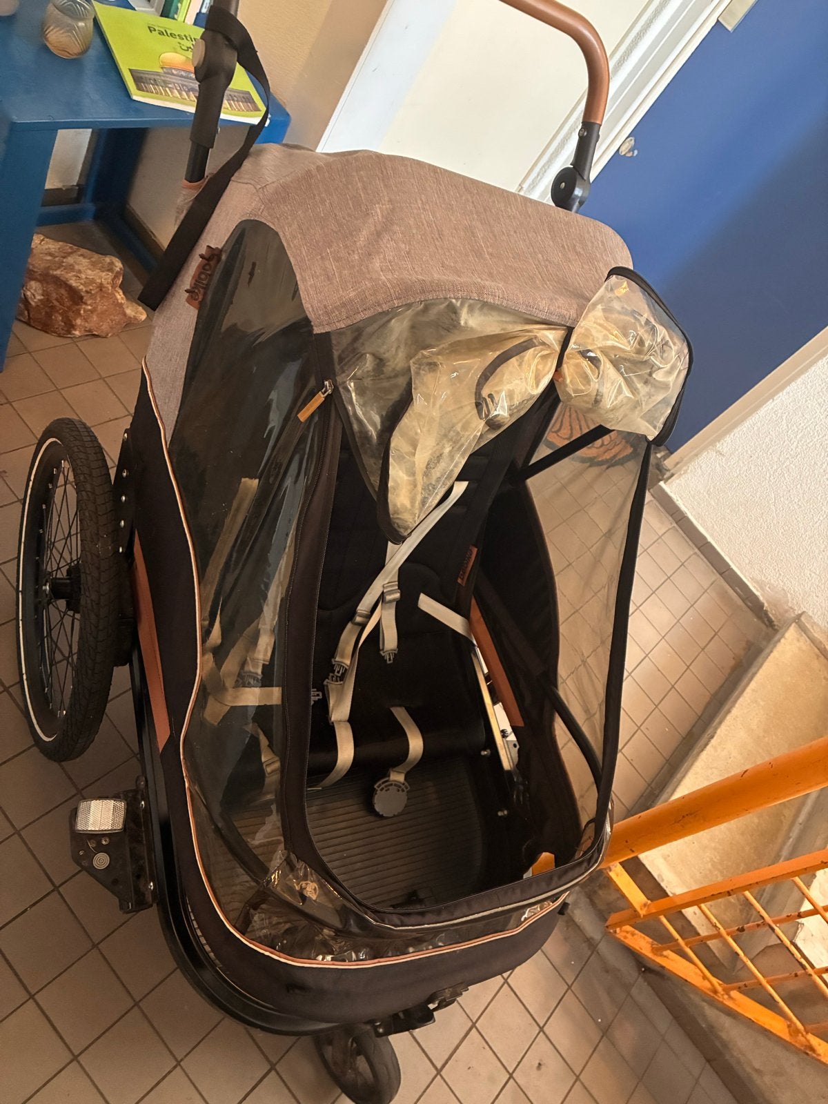 Handige fietskar voor kinderen en boodschappen, Ophalen, Gebruikt, Kinderkar