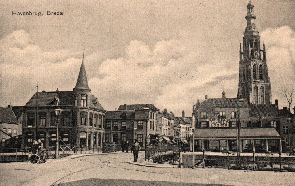 Ansichtkaart Breda, Verzamelen, Ansichtkaarten | Nederland, Ophalen of Verzenden, Noord-Brabant