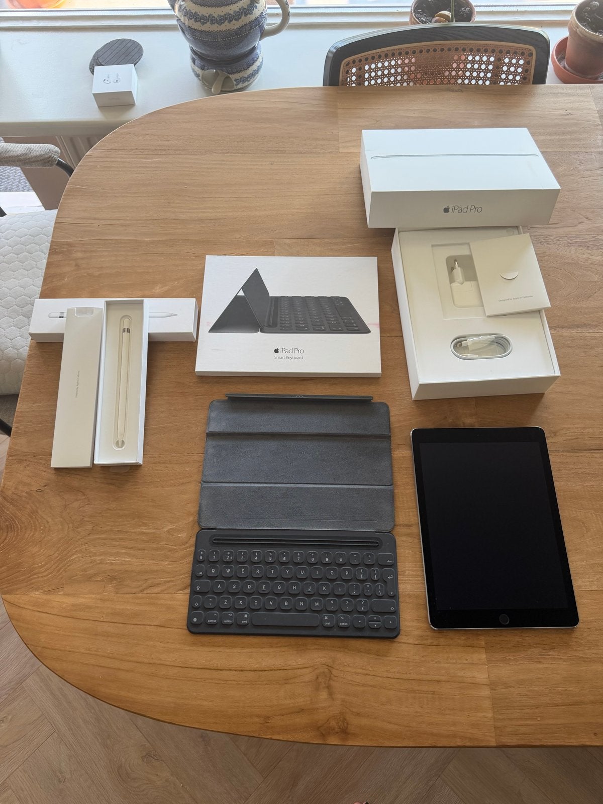Apple iPad Pro 9.7 inch 256GB + Pencil + Magic toetsenbord!, Computers en Software, Apple iPads, 10 inch, Gebruikt, Ophalen of Verzenden