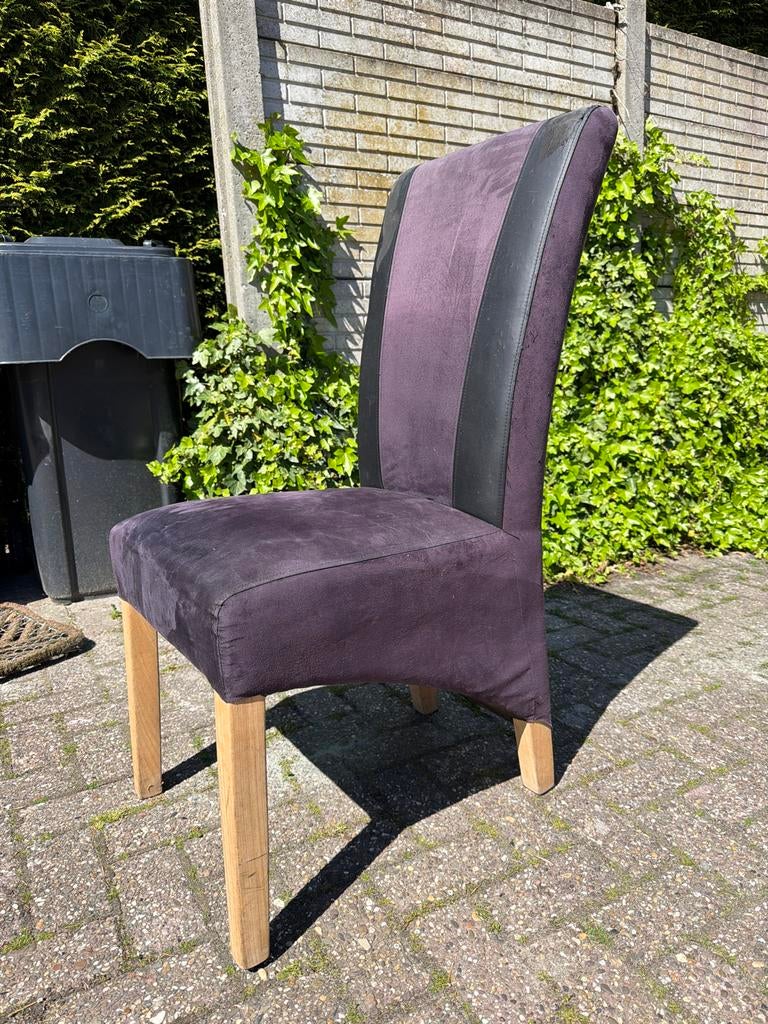 6x Stoel met wat gebruiksporen, Huis en Inrichting, Ophalen, Overige kleuren, Zo goed als nieuw, Stof