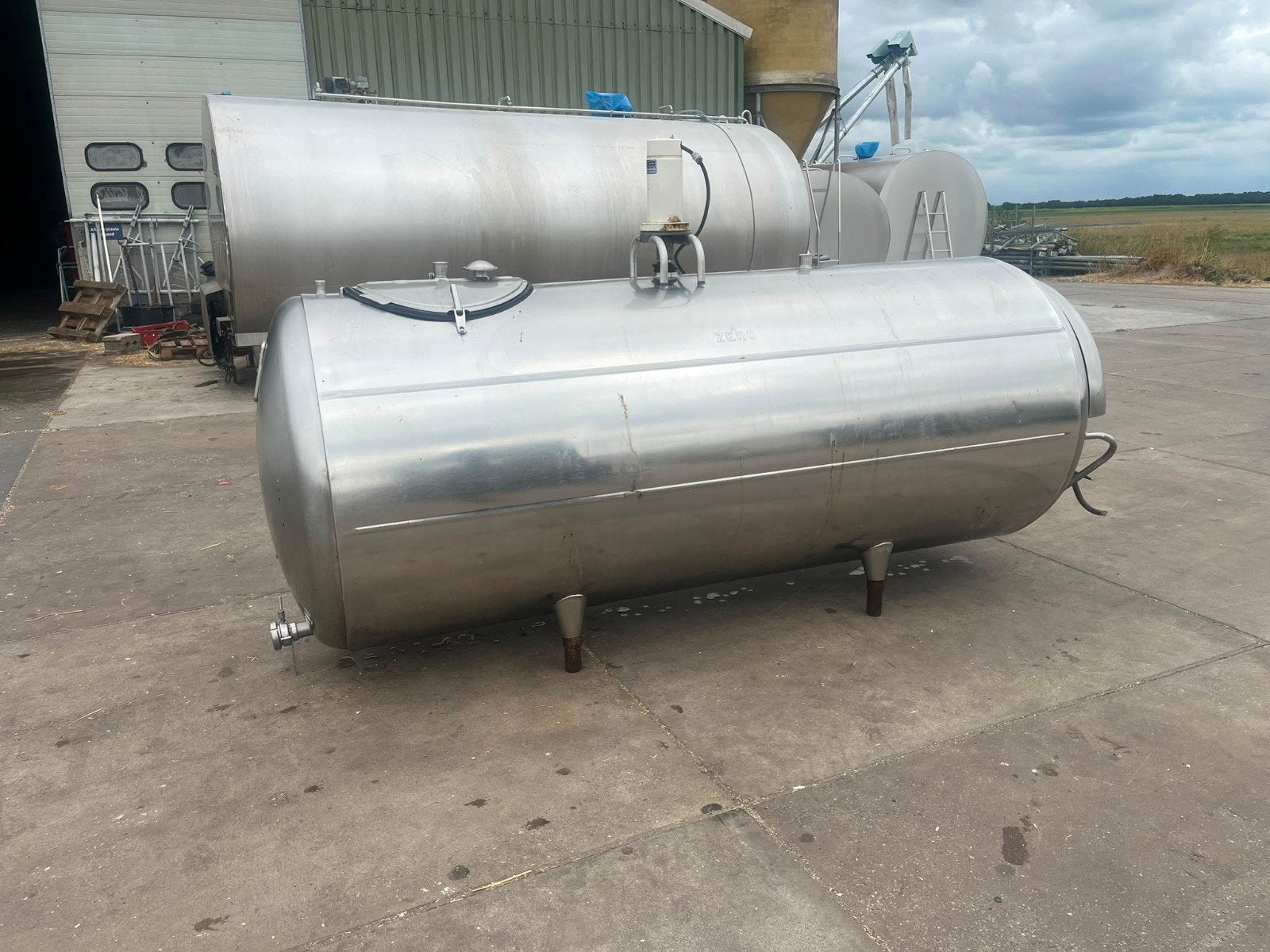 Watertank, Ophalen, Gebruikt
