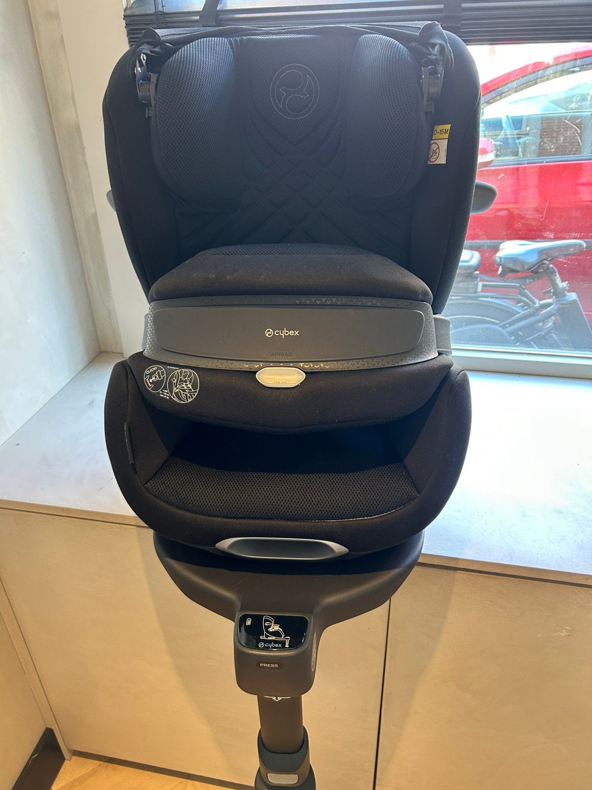 Cybex autostoel Anoris T2 inc base, 15 t/m 36 kg, Zo goed als nieuw, Isofix, Ophalen