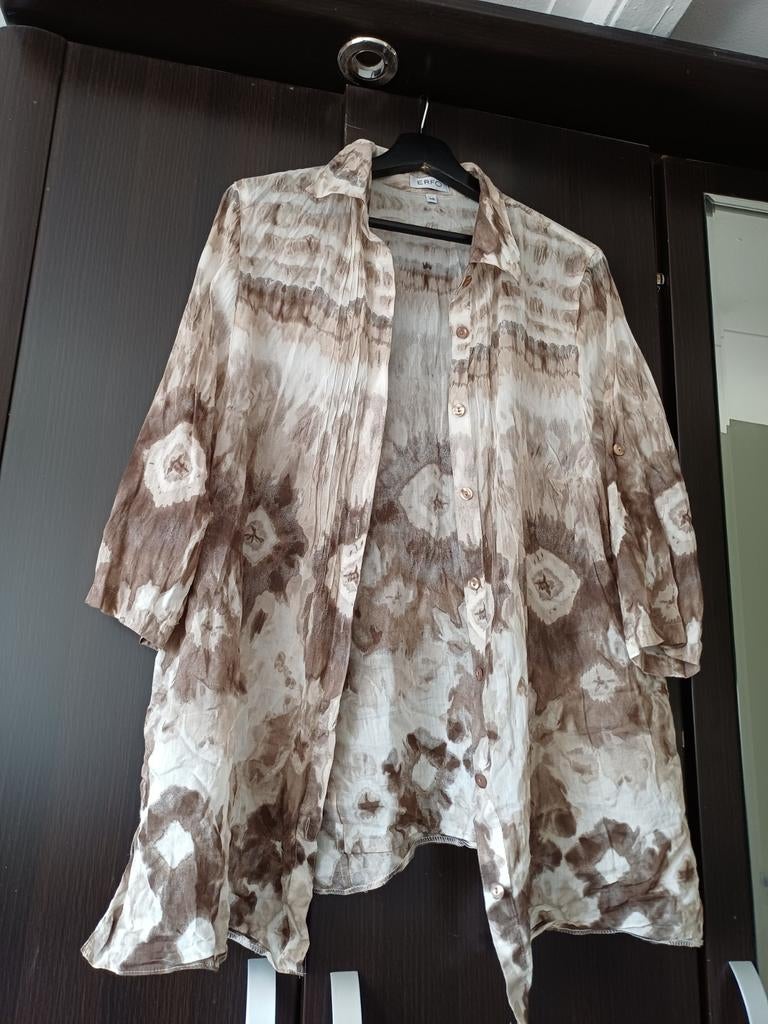 PRACHTIGE ERFO BLOUSE, Ophalen of Verzenden, Zo goed als nieuw, Maat 46/48 (XL) of groter