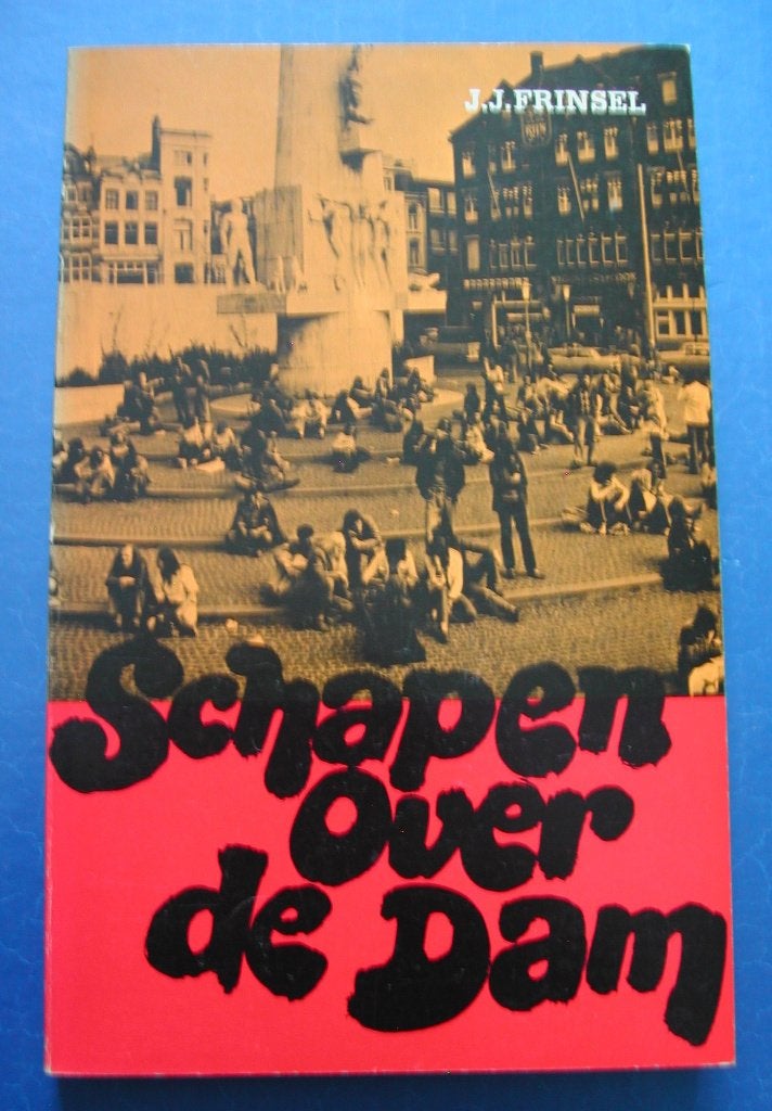 Schapen over de dam door J. J. Frinsel, boek Damjeugd, 1974, J.J. Frinsel, Verzenden, Maatschappij en Samenleving, Zo goed als nieuw