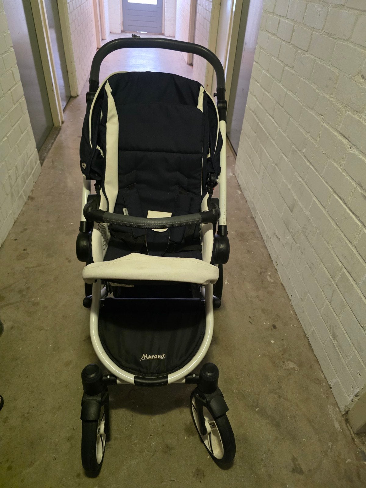 Bebetto Murano Combiwagen - kinderwagen, Gebruikt, Combiwagen, Verstelbare duwstang, Ophalen
