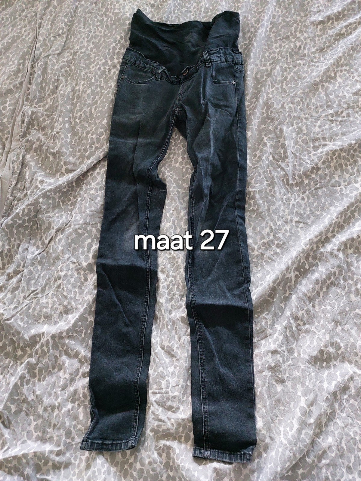 Zwangerschapsbroek maat 27, Kleding | Dames, Zwart, Ophalen of Verzenden, Maat 34 (XS) of kleiner, Gedragen