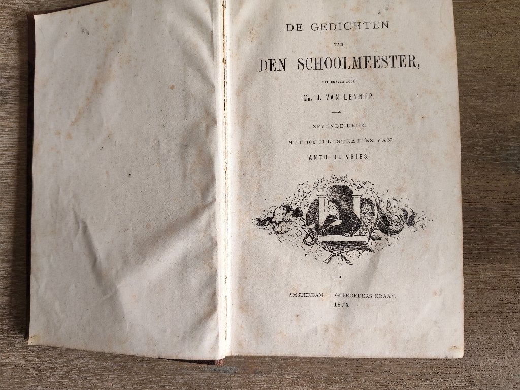 5039 de gedichten van den schoolmeester - j van lennep 1875, Verzenden