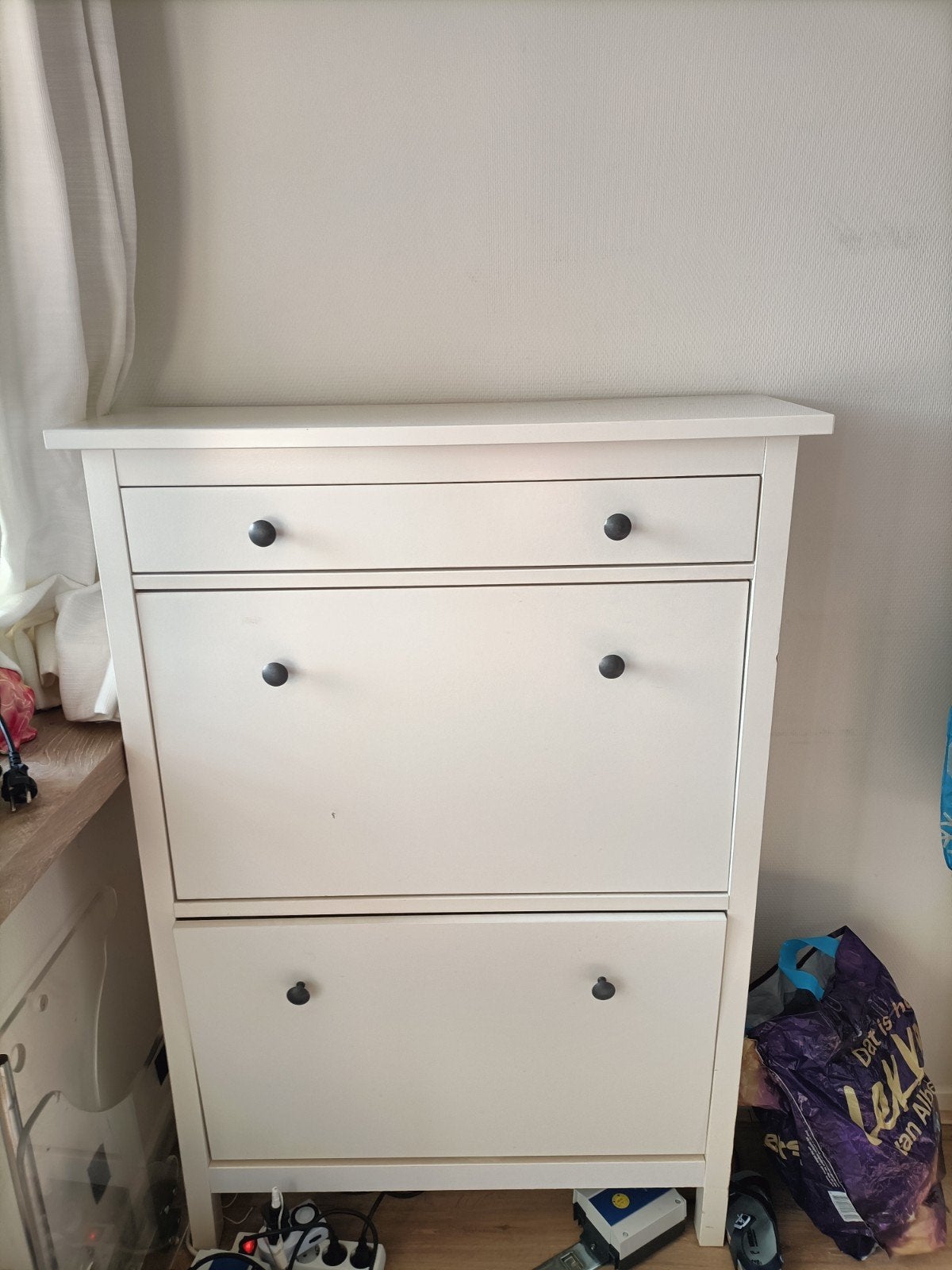 Witte Witte laden kast Ikea, Ophalen, Gebruikt