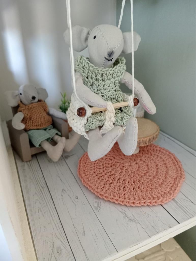 Muizenhuis poppenhuis schommel, Verzamelen, Poppenhuizen en Toebehoren, Ophalen of Verzenden, Nieuw, Poppenhuis