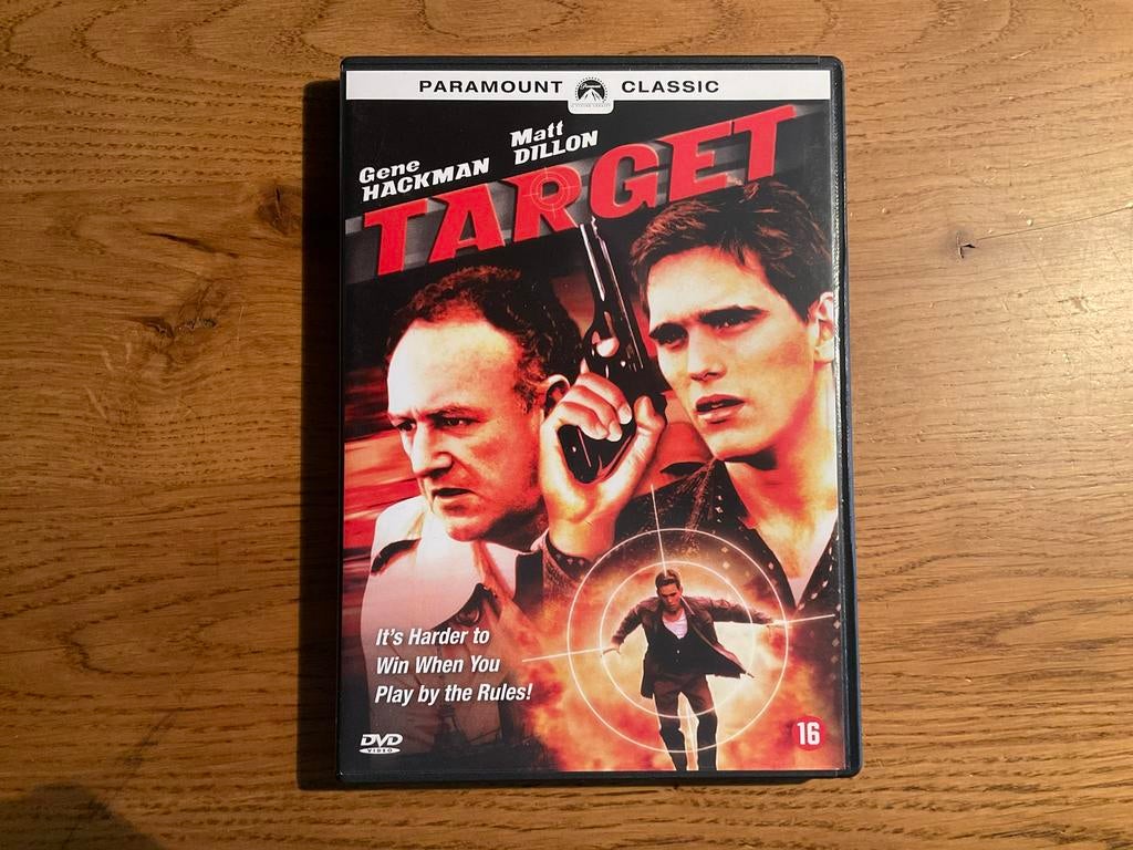 3). TARGET met o.a. Gene Hackman, Matt Dillon., Vanaf 12 jaar, Ophalen of Verzenden, Zo goed als nieuw