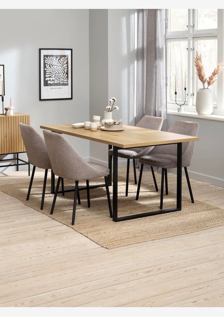 Eettafel 160 cm, Huis en Inrichting, Tafels | Eettafels, Nieuw, 50 tot 100 cm, 150 tot 200 cm, Vier personen, Rechthoekig, Ophalen