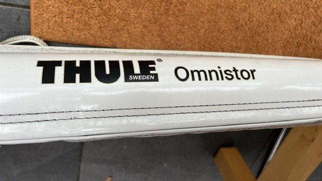 Thule Omnistor luifel grey 3.50 meter, Ophalen, Zo goed als nieuw, PVC, Thule