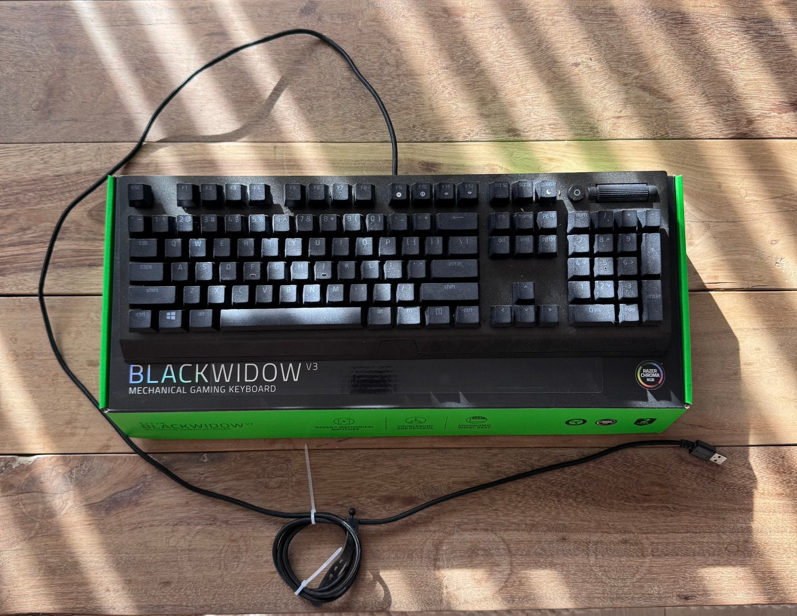 Razer Black Widow V3, Ophalen of Verzenden, Qwerty, Zo goed als nieuw