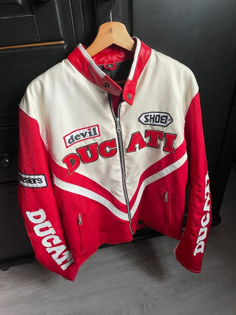 Ducati motorjas, maat XL, Ophalen of Verzenden, Tweedehands, Jas | leer, Macna+Bos