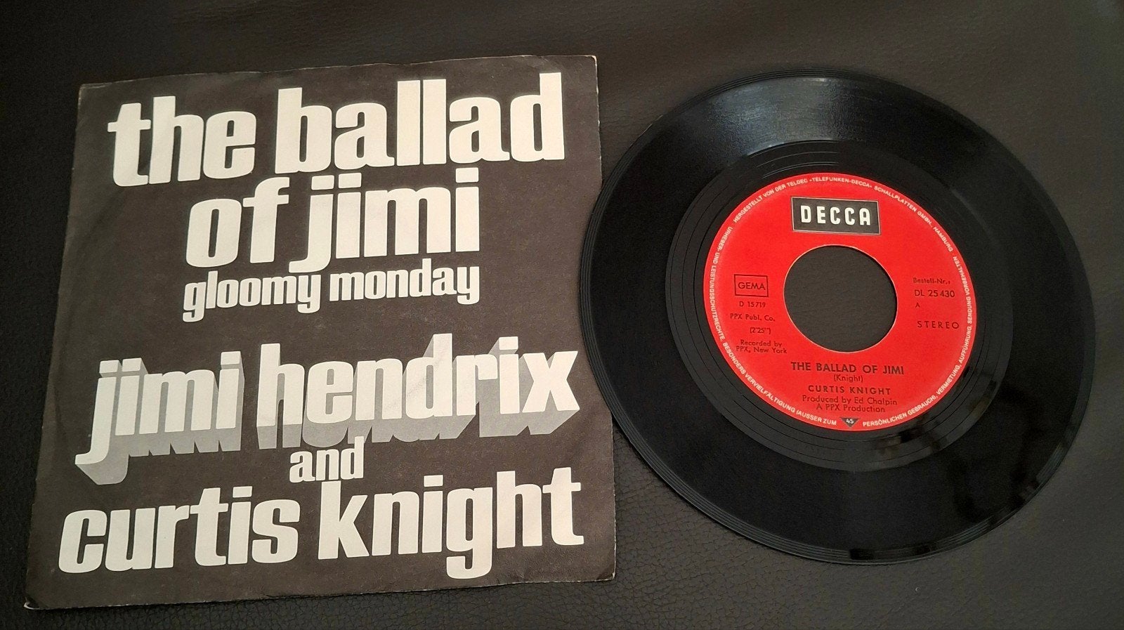Jimi Hendrix & Curtis Knight - The Ballad of Jimi (Single), Cd's en Dvd's, Ophalen of Verzenden
