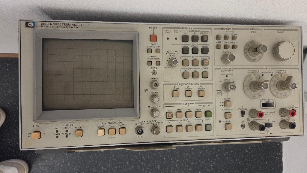 HP spectrum analyser 3582A, Ophalen, Gebruikt, Elektriciteit