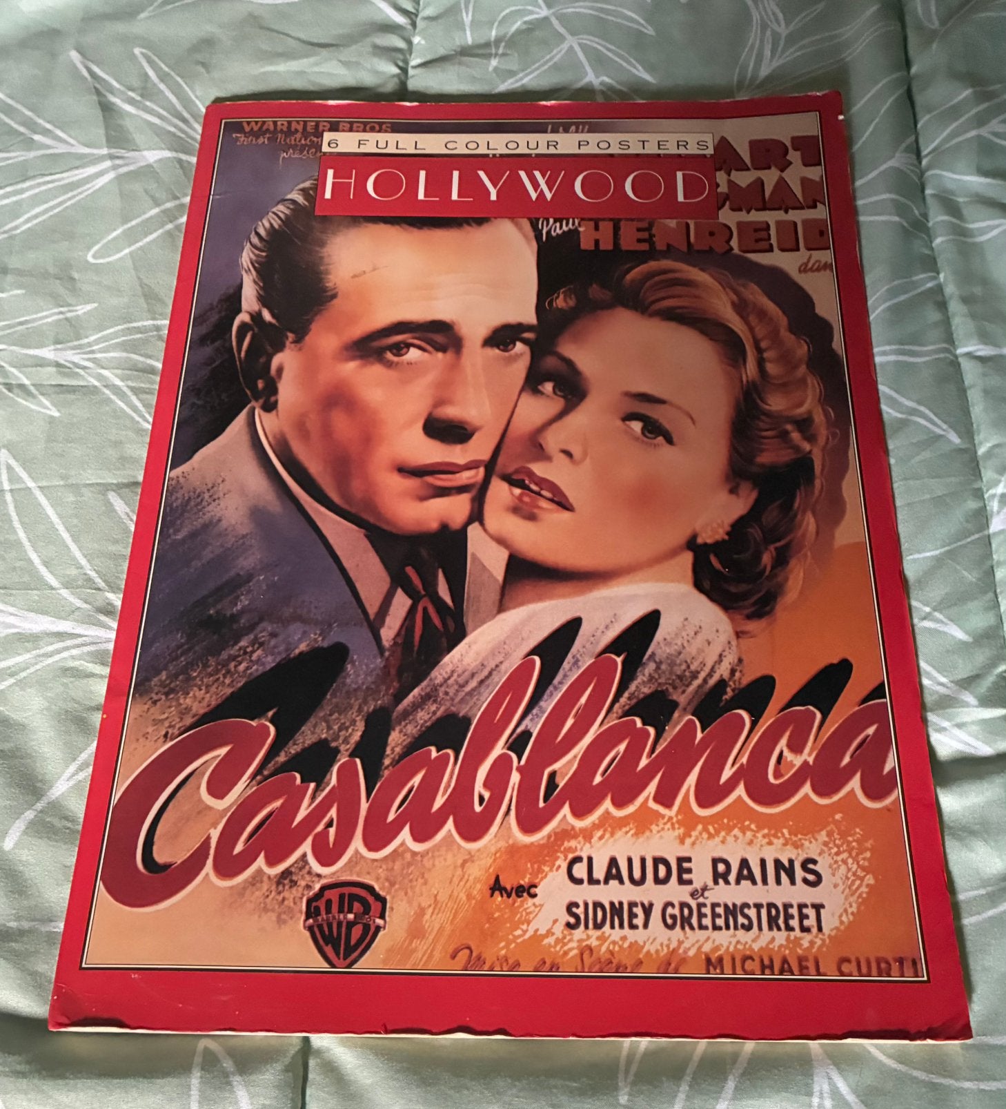 6 Vintage Volle Kleur Hollywood Posters A3 Formaat 1995, Ophalen of Verzenden, Zo goed als nieuw, A1 t/m A3