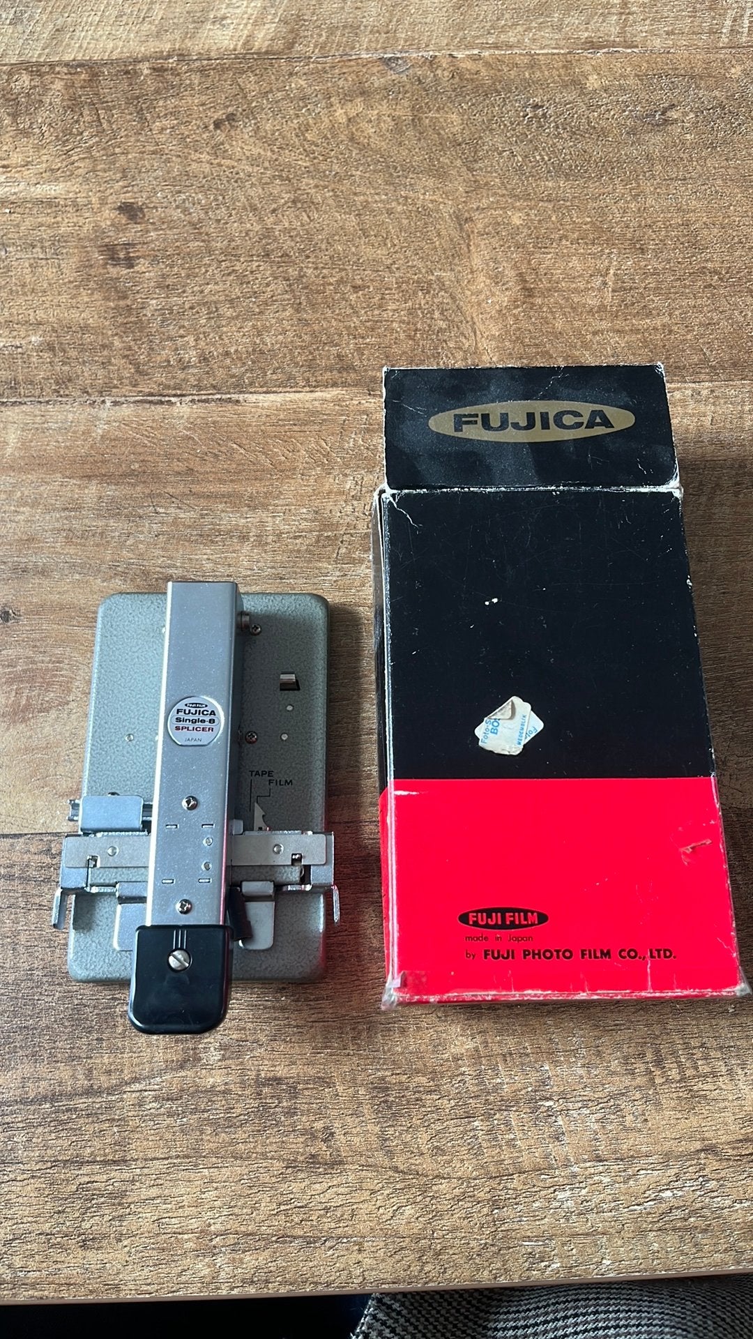 Vintage Fujica Single-8 filmsplicer met originele doos, Ophalen of Verzenden, Zo goed als nieuw, Overige merken