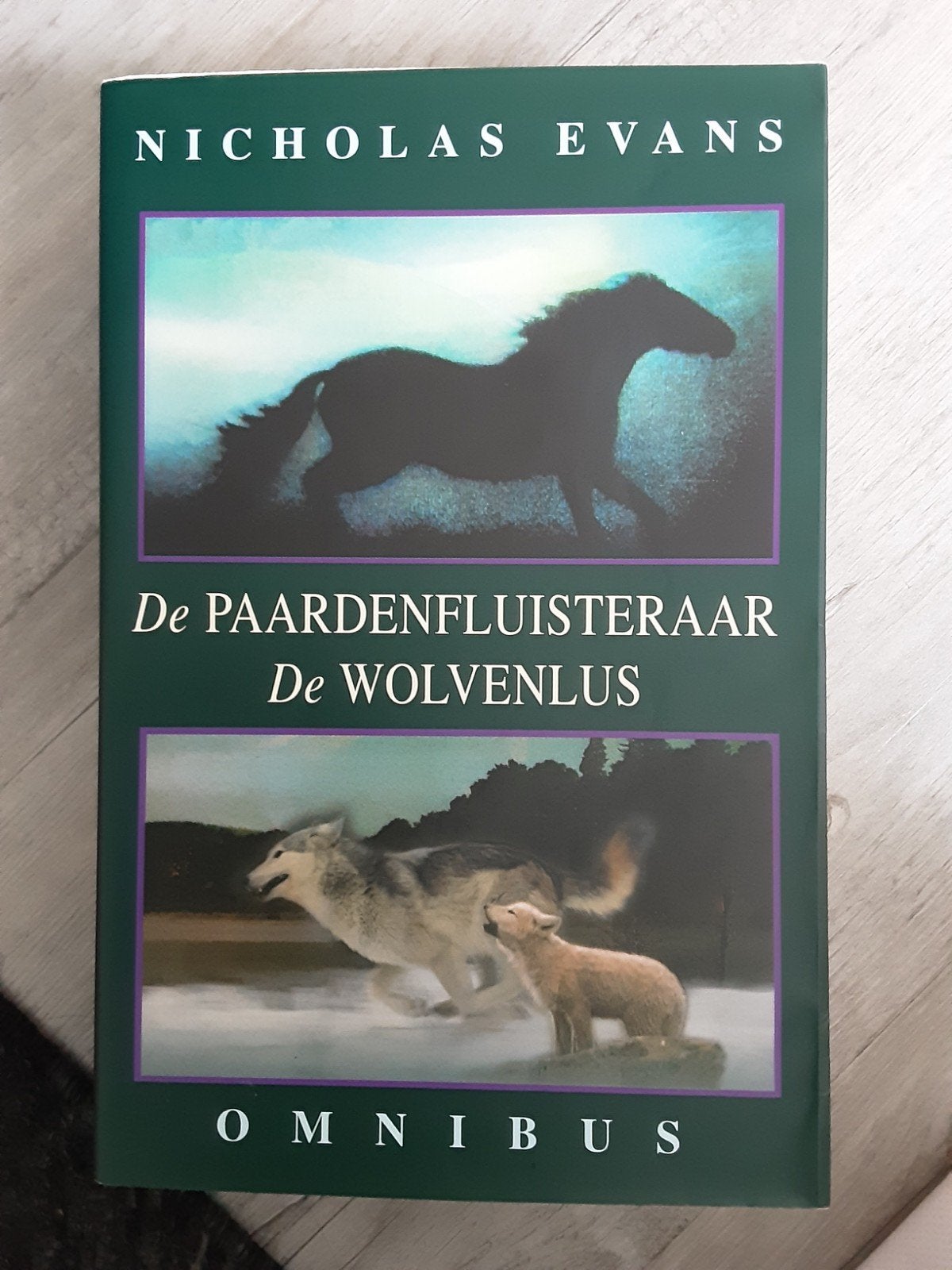de paardenfluisteraar en de wolvenlus omnibus, Ophalen of Verzenden, Zo goed als nieuw, Nicolas evans