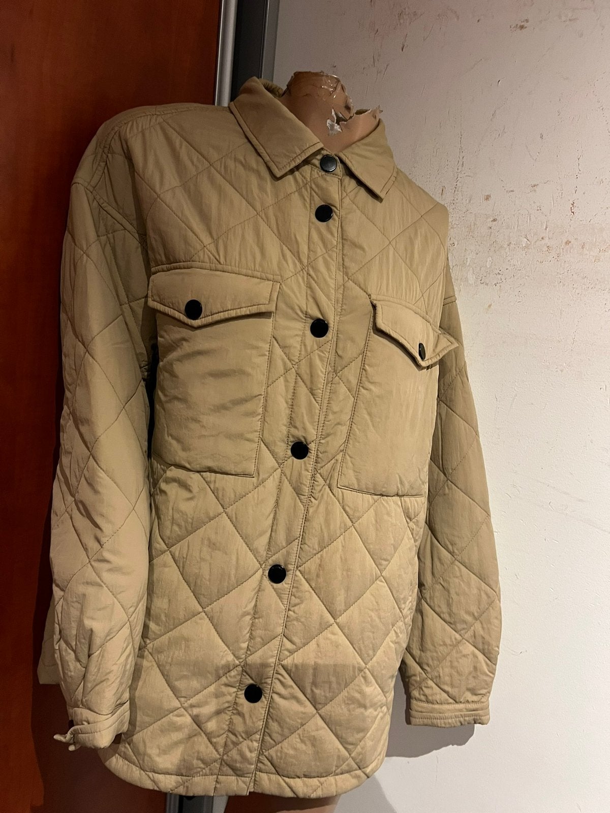 Beaumont tussen jas maat 40 origineel zgan, Maat 38/40 (M), G, Beige, Ophalen of Verzenden