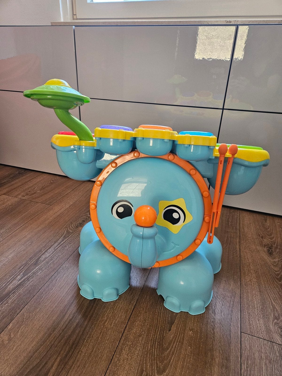 VTech Rock en Leer Drumstel - Zeer Goede Staat, Ophalen, Zo goed als nieuw, 6 maanden tot 2 jaar