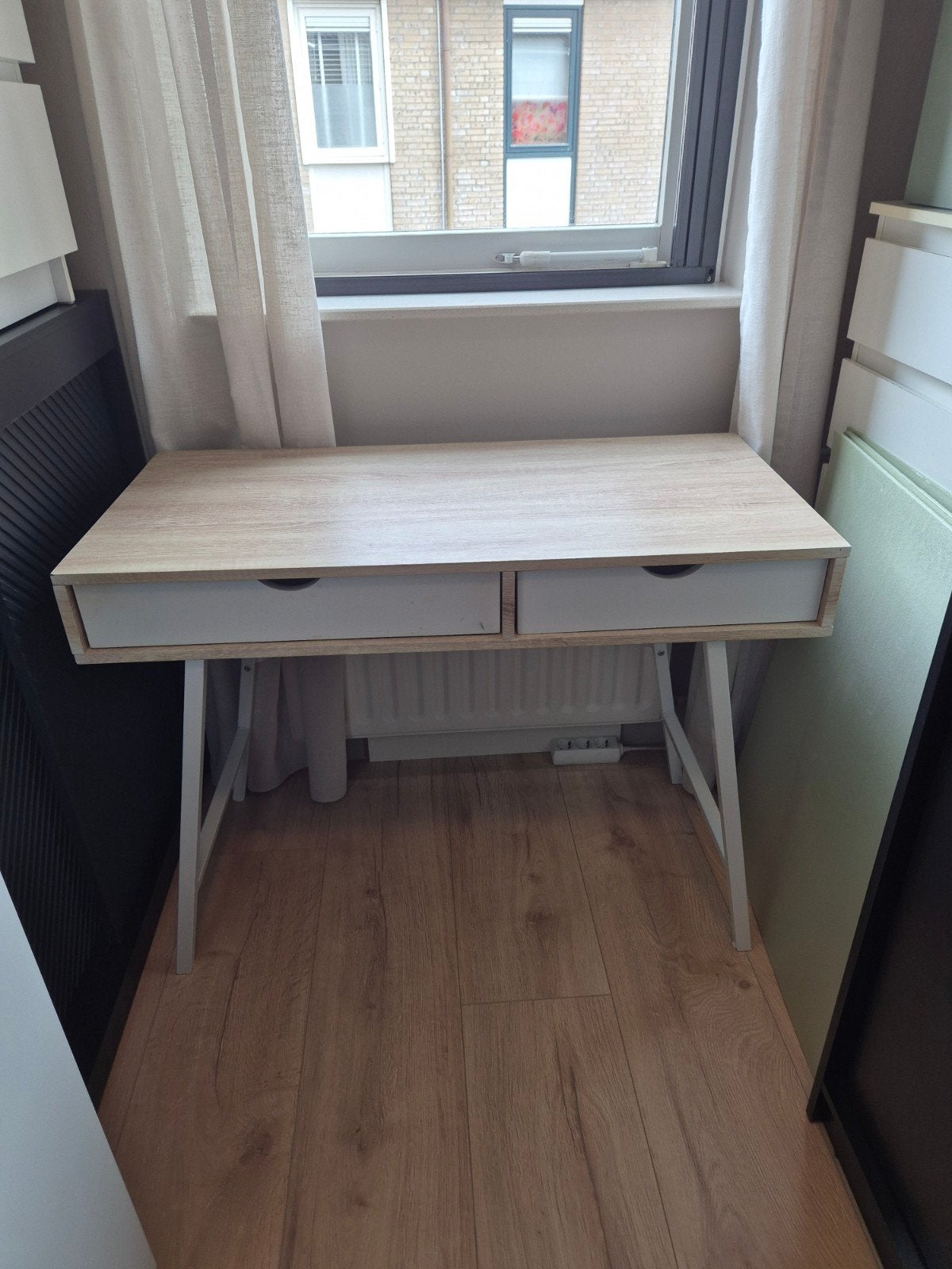 Bureau met lades, Huis en Inrichting, Bureaus, Ophalen, Met lades, Gebruikt, Overige merken