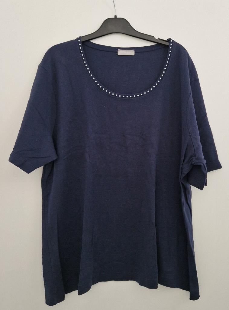 Donkerblauw T-shirt - maat 48 - Setter, Blauw, Maat 46/48 (XL) of groter, Ophalen of Verzenden, Korte mouw
