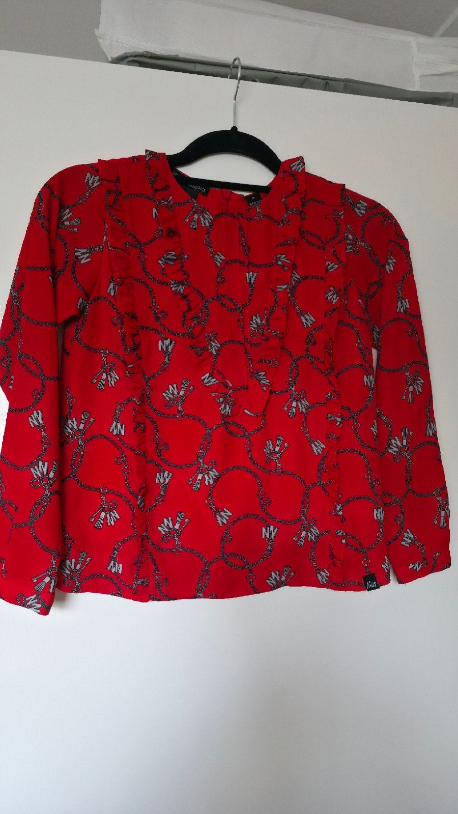 NIK&NIK Blouse Rood Maat 140, Meisje, NIK&NIK, Overhemd of Blouse, Ophalen of Verzenden