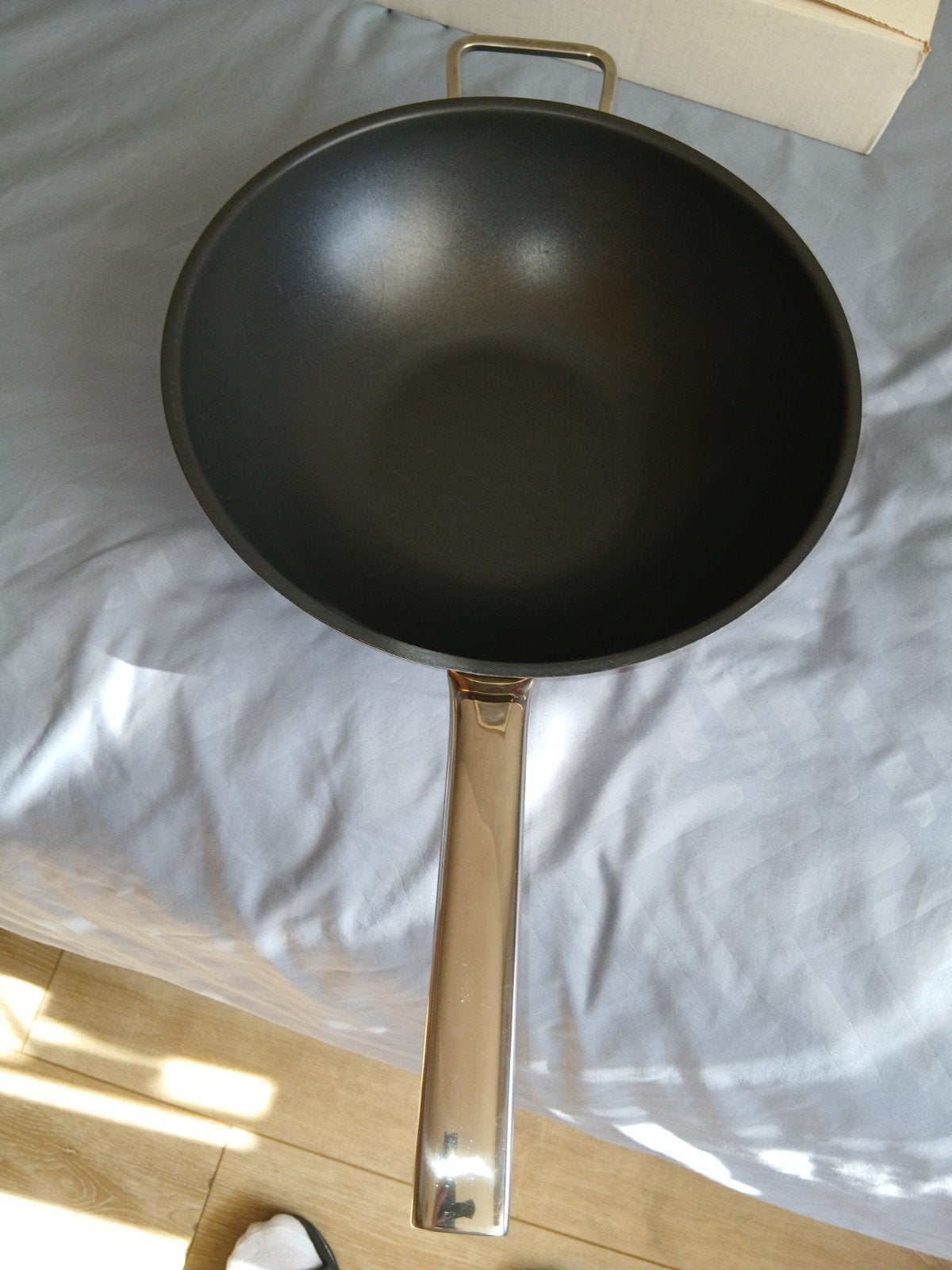 RVS Wokpan 30 cm - Vivo by Villeroy & Boch Group, Nieuw, Ophalen of Verzenden, Rvs, Geschikt voor inductie