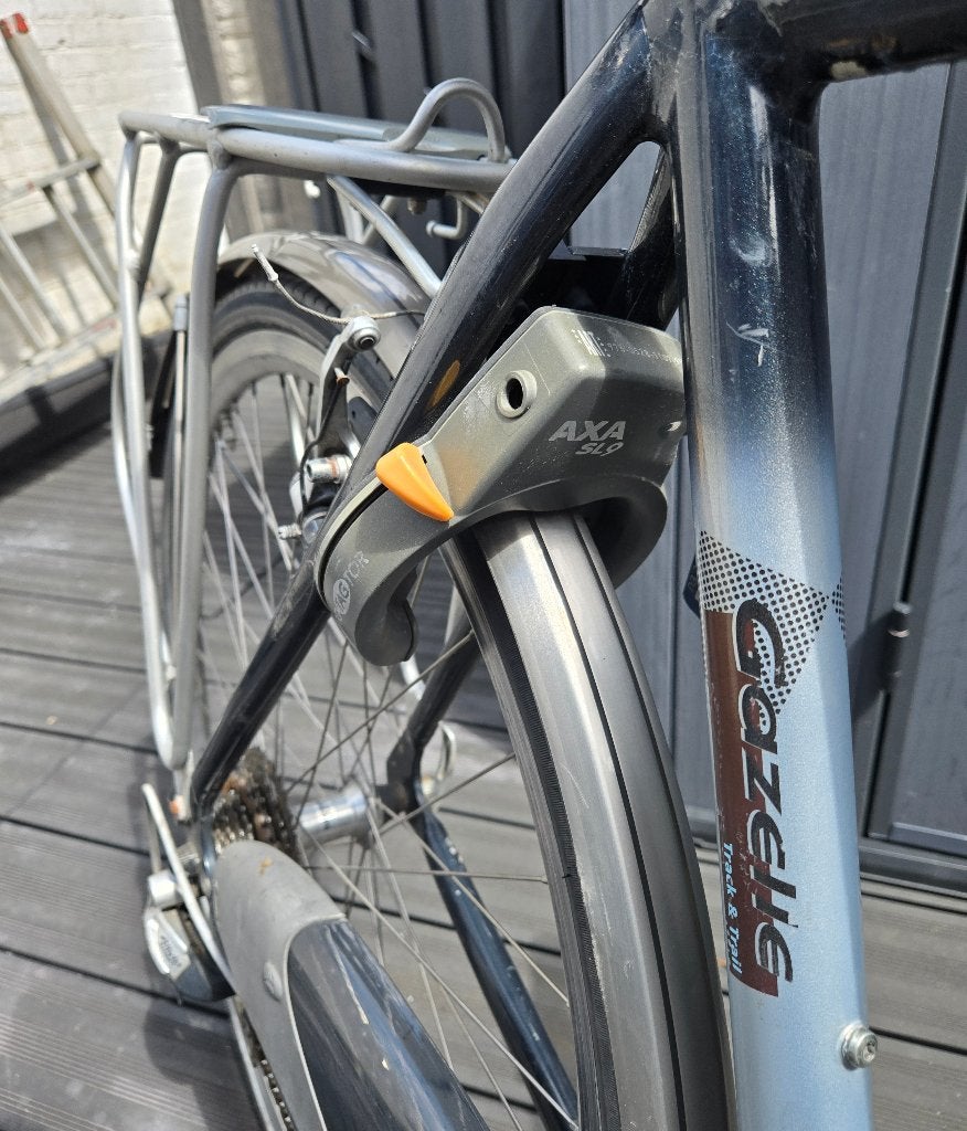 Fiets heren, Fietsen en Brommers, Fietsen | Heren | Herenfietsen, Ophalen, Gebruikt, Velgrem, Versnellingen