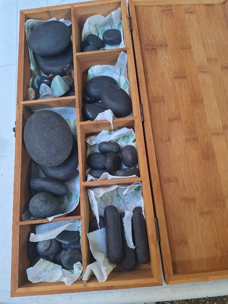 Hot stone massage box, Ophalen of Verzenden, Zo goed als nieuw, Hotstone