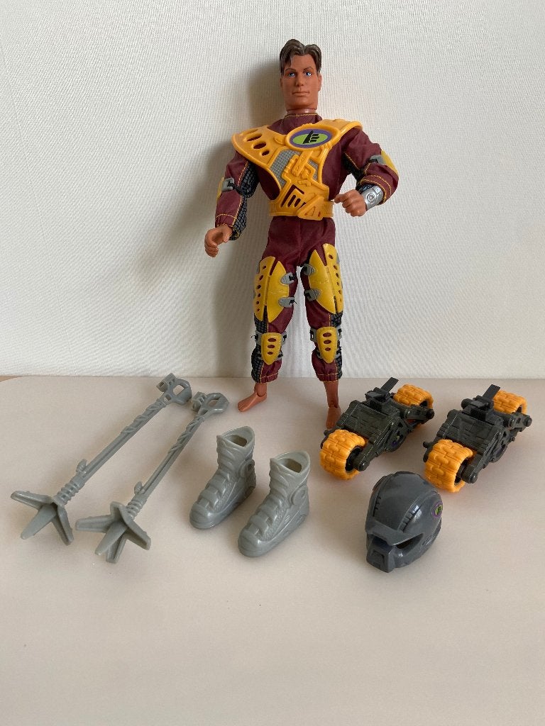 Max Steel pop figuur Turbo Battler 30 cm, Ophalen of Verzenden, Zo goed als nieuw